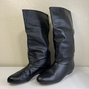 Cobbie Sleek Black Women's Heeled Boots Size 7